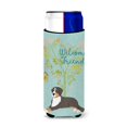 thumbnail image 1 of "Treasures Welcome Friends Bernese Mountain Dog Decorative Can Hugger, Multicolor" Caroline's Treasures BB7579MUK, 1 of 1