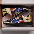 thumbnail image 3 of God Shed His Grace On Thee Running Shoes Sneakers Mesh Black Size 11, 3 of 5