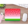 thumbnail image 5 of Sliced Watermelon Non-Slip Rubber Base Mousepad Watermelon Seed Green Melon Fresh Fruit Portable Office Wireless Mouse Pad for Laptop, 5 of 5