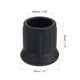 thumbnail image 2 of Uxcell 8Pcs Tapas de Pierna de Silla, 1" Tapas de Pies de PVC Antideslizantes, Protectores de Suelo para Piernas de Silla Rectas, Negros, 2 of 7