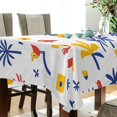 thumbnail image 5 of Yayeee Tablecloths 54" x 72" Rectangle Wrinkle Resistant Party Table Cover, Tropical Rhythm, 5 of 8