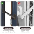 thumbnail image 2 of Lefu Window stopper Window opening limiter adjuster with screw for folding window, 2 of 7