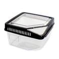 thumbnail image 2 of Caja de cría de es para mascotas, terrario para tortuga, serpiente, , , ciempiés, PICK Negro Yuyangstore Terrario vivero de reptiles, 2 of 6