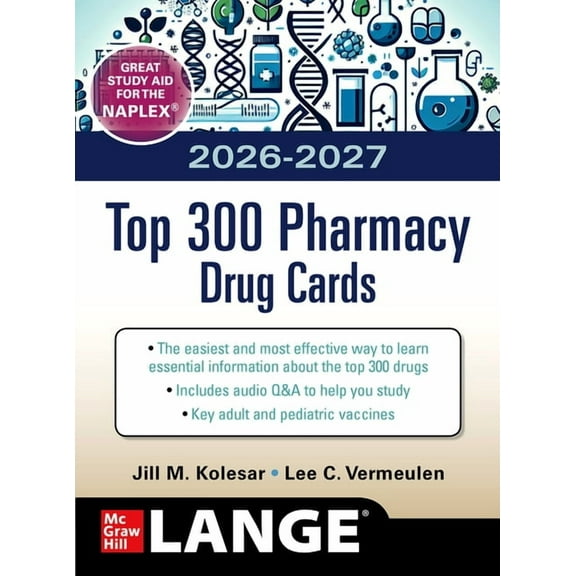 McGraw Hill's 2026-2027 Top 300 Pharmacy Drug Cards, (Hardcover)