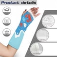thumbnail image 7 of COEQINE Crab Waves Arm Cast Cover Kids Cast Covers for Shower Arm Large Breathable Soft Arm Cast Protector Easy to Put on Hand Cast Cover for Arm Hand Protectors and Decortion, 7 of 7