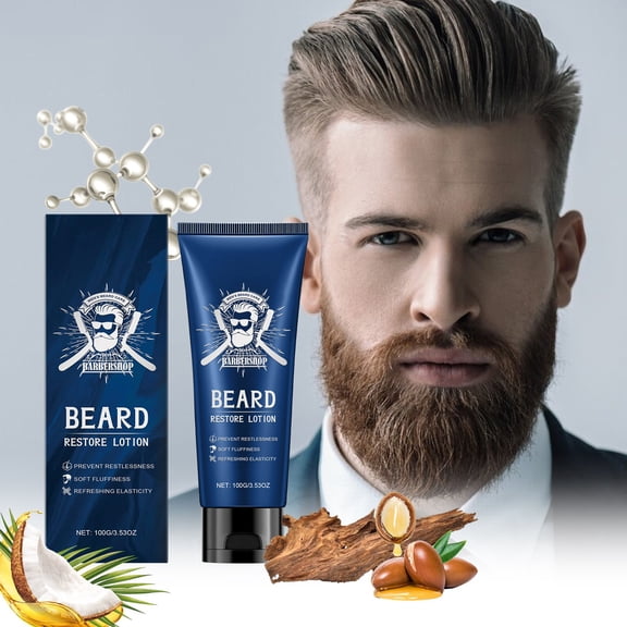Men's Sandalwood Beard Conditioner - 100G, Beard Grōwth & Softening, Moisturizing & Nourishing, Tames Itchy Beard, Natural Sandalwood Scent, Leave-In Conditioner for Men
