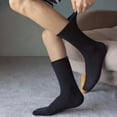 thumbnail image 5 of 12 pares de calcetines de algodón suaves y transpirables para hombre y mujer, calcetines hasta la pantorrilla, calcetines casuales., 5 of 5