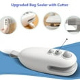 thumbnail image 3 of Rechargeable Mini Food Sealer USB Powered 2 in 1 Heat Sealing and Cutting Machine Compact Plastic Snack Bag Sealer for Chips Nuts Coffee Fresh Keeping Kitchen Travel Camping, 3 of 6