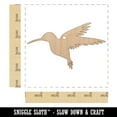 thumbnail image 2 of Hummingbird Silhouette Wood Holiday Christmas Tree Ornament Unfinished DIY Pre-Drilled Craft, 2 of 7