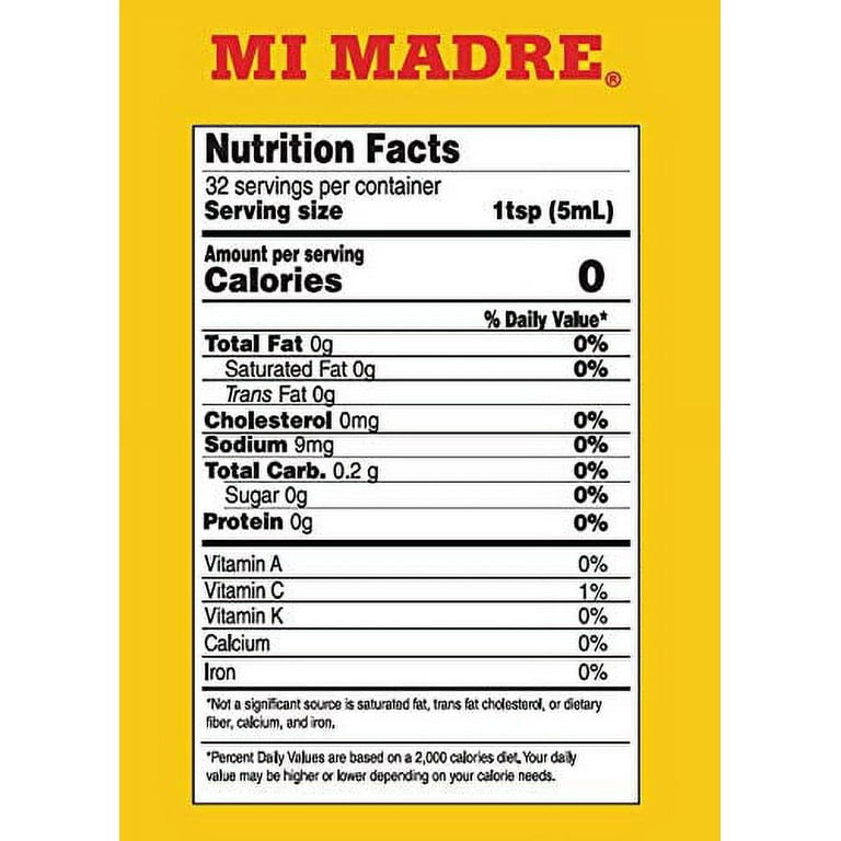 Calories in Pico Pica Hot Sauce and Nutrition Facts