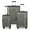 Gray, variant on 3-Piece Softside Luggage Set Expandable Suitcase with TSA Lock and Front Opening, 20"/26"/30", Burgundy - 8809