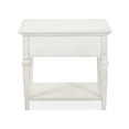 thumbnail image 3 of Magnussen Home Newport Alabaster Rectangular End Table, 3 of 9