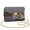 Rabbit Pansy Gray, variant on TSOVTHRID Dachshund Dog Christmas Tree Print Crossbody Bags for Women PU Leather Crossbody Handbags Purses Christmas Crossover Shoulder Bag with Chain Strap
