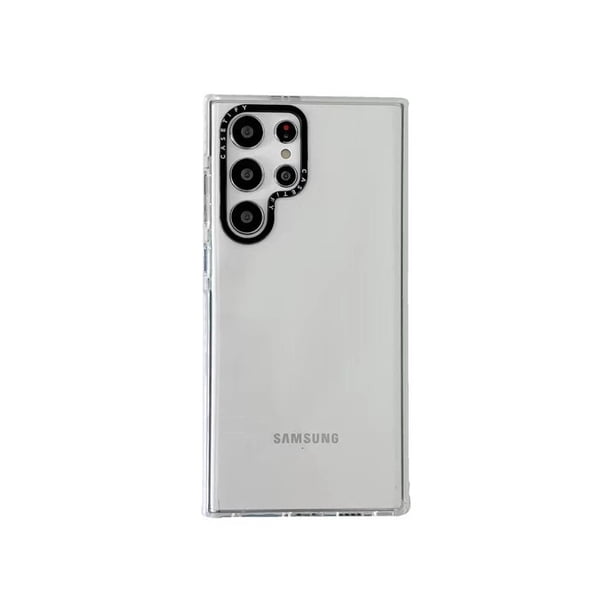 Casetify-funda de teléfono suave transparente para Samsung Galaxy S21 Ultra S21 Plus S21 Lady Girl, carcasa a prueba de golpes, flores y mariposas qiuyongming unisex