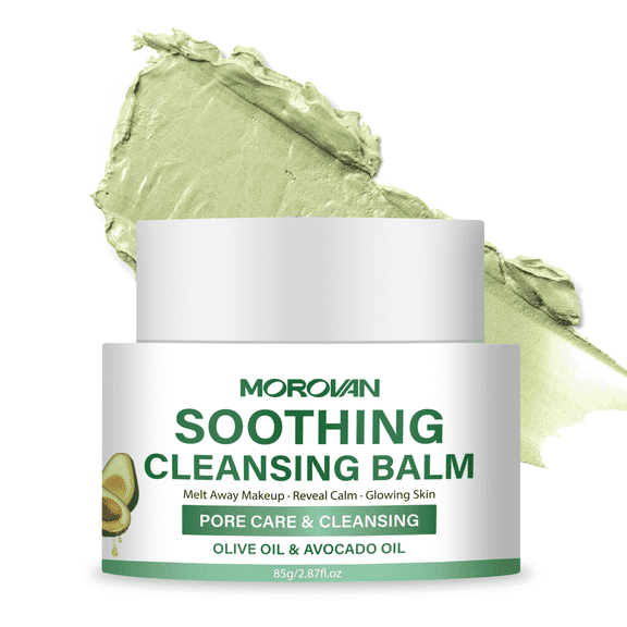 Morovan Makeup Remover Soothing Cleansing Balm Face Eyes Lips Sensitive Dry Skin 2.87 fl oz