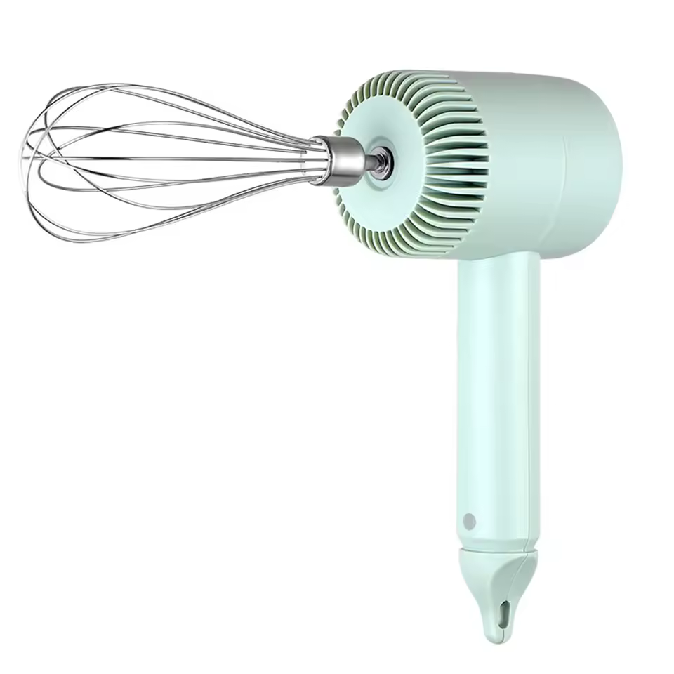 thumbnail image 1 of Portable Electric Hand Mixer – Multifunctional Blender with Milk Frother, Egg Beater & Food Processor for Baking & Kneading, 1 of 5