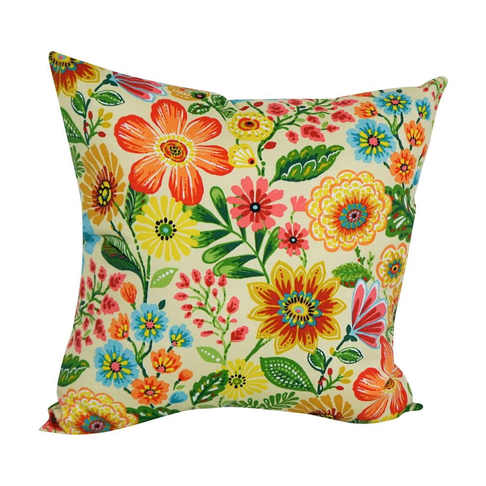 Outdoor Patterned Spun Polyester 25-inch Jumbo Throw Pillows (Set of 2) 9913-S2-REO-60