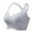 Womens Bras Gray, variant on ylioge Sports Bras for Women Plus Size M-6X High-Impact Push Up Bralettes Wireless Breathable No Show Big-Cup Athletic Workout Underwear Bra