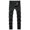 Black, variant on Tejiojio Men's and Big Men's Relaxed Fit Men's New Tight-fitting Ripped Straight Hip-hop Stretch Motorcycle Denim Trouser