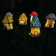 thumbnail image 2 of Hongos Adorno de jardín de 14 cm, Casa de Hadas iluminada con LED con energía Solar, Casa de árbol de Resina flocada, Carro y Hada para decoración del hogar JM, 2 of 5