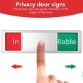 thumbnail image 3 of 2 Pcs Vacant Occupied Signs Privacy Signs Available Or In Use Sign Slider Door Indicator Signs For Home Office Restroom Conference, 3 of 3