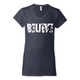 thumbnail image 2 of Wild Bobby Believe Bigfoot Aliens Women Standard V-Neck Tee, 2 of 6
