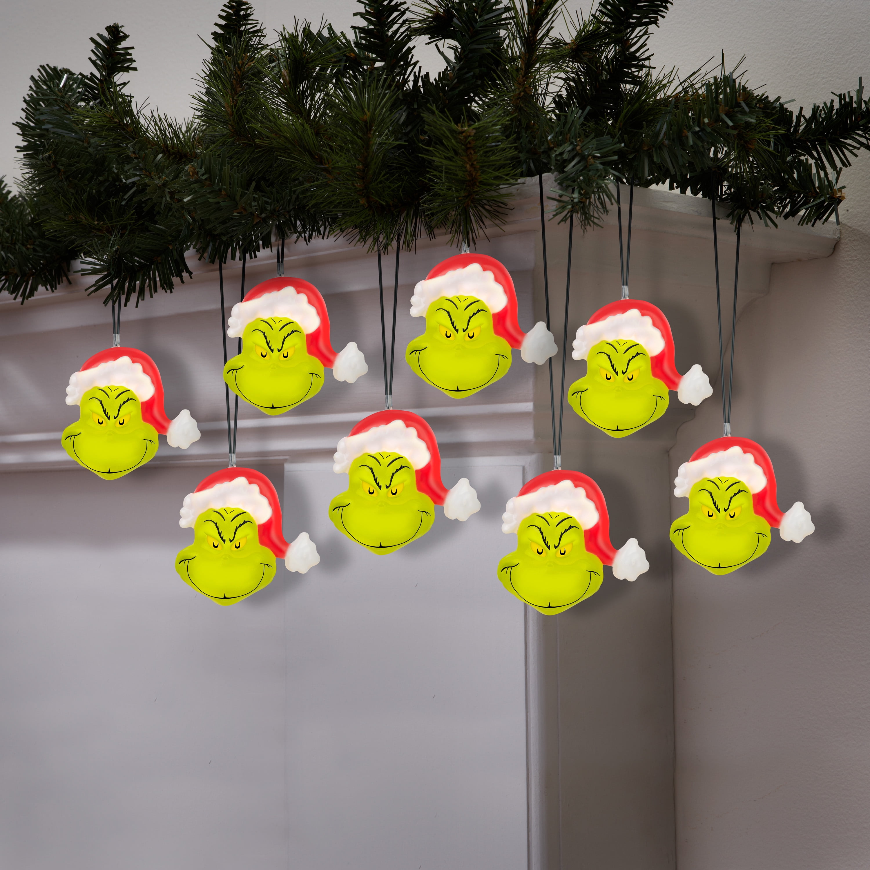 Christmas String Light Dr. Seuss' The Grinch Head Holiday Lighting by Dr. Seuss