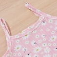 thumbnail image 4 of Mercatoo Baby Girl Clothes Suspenders Sleeveless Floral Vest and Bell Bottom Pants Set 2Pcs Toddler Summer Outfit, 4 of 8