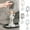 Grey, variant on mtvxesu Toothbrush Holder with Adjustable Height, Durable Plastic Material, Anti-Slip Base, and Integrated Mouthwash Cup for Dormitory or Home Use, 1-Pack