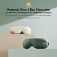 thumbnail image 2 of Masajeador de ojos Masajeador de ojos inteligente Momoda, una herramienta relajante imprescindible para eliminar la fatiga ocular, cinco modos inteligentes | Airbag tridimensional 3D de doble capa mej Abanopi Masajeador de ojos, 2 of 7