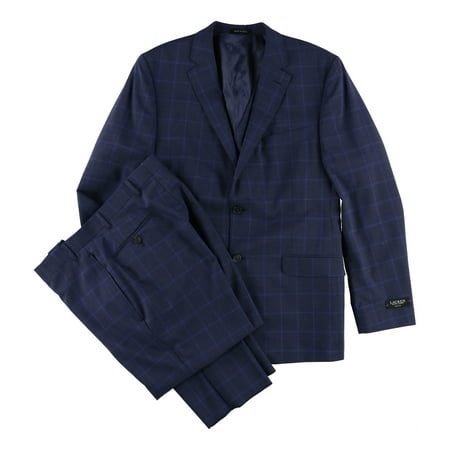 Ralph Lauren Mens Total Stretch Two Button Formal Suit indigo 46x37