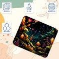 thumbnail image 3 of Alfombrilla de ratón cuadrada de 8,3 x 9,8 pulgadas, diseño de luciérnagas, ideal para juegos en portátil, base de goma antideslizante con bordes cosidos, ideal para decorar el hogar y la, 3 of 7