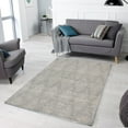 thumbnail image 1 of 8' x 10' Chinook Gray And White Diamonds Handmade Wool Rug, 1 of 1