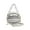 Beige, variant on Women's Basketball Shoulder Bag Mini Round Zipper Messenger Handbag Sport Crossbody Purse