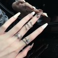 thumbnail image 3 of Anillo de estrella del universo para mujer, diseño de nicho de circonita de lujo, personalidad de moda de alto sentido, 3 of 6