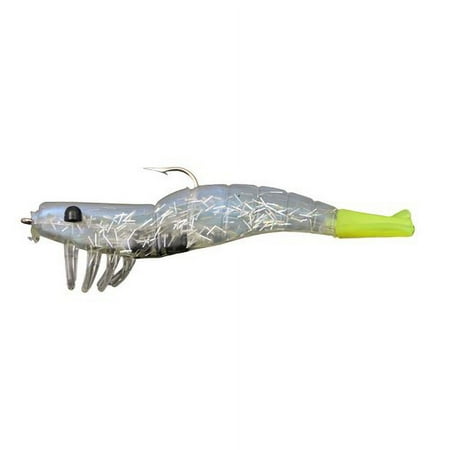 H&H TKO Shrimp Lure Blue Moon & Chartreuse 1/4 Oz. 3 Piece