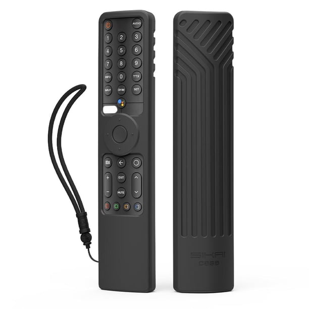 Funda con mando a distancia para Xiaomi MI TV P1/P1E/Q1/Q1E XMRM-19 TV 2021 (negro) WDOplteas Para estrenar