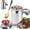 1 Pc, variant on Funny Faucet Shaped Coffee Mug, 11 Oz Novelty Ceramic Cup with Rotating Lid and Ergonomic Handle, Creative Funny Beverage Tea Cup, Ideal Gift for Home, Office, or Cafe (2 Pcs)