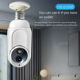 thumbnail image 4 of E27 Bulb Security Camera, 2MP HD WiFi Smart Surveillance Camera for Indoor Outdoor Monitoring, 360 Degree Remote Viewing Night Vision Camera for Home Shop Warehouse, 4 of 9