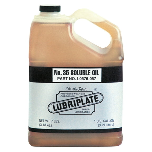 Lubriplate No. 35 Soluble Oils, 1 gal Bottle, 4/Carton
