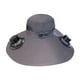 thumbnail image 1 of Sombrero con ventilador solar para exteriores, transpirable, cómodo, ajustable, recargable Gris oscuro, 1 of 9