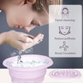 thumbnail image 6 of Silicone Ice Face Bowl, Face Bowl for Ice with Built-in Ice Tray, Foldable Faces Ice Bath Bowl, Facial Plunge Bowls for Cold Plunge Therapy, Portable Spa Tool for Home & Travel (Purple), 6 of 8
