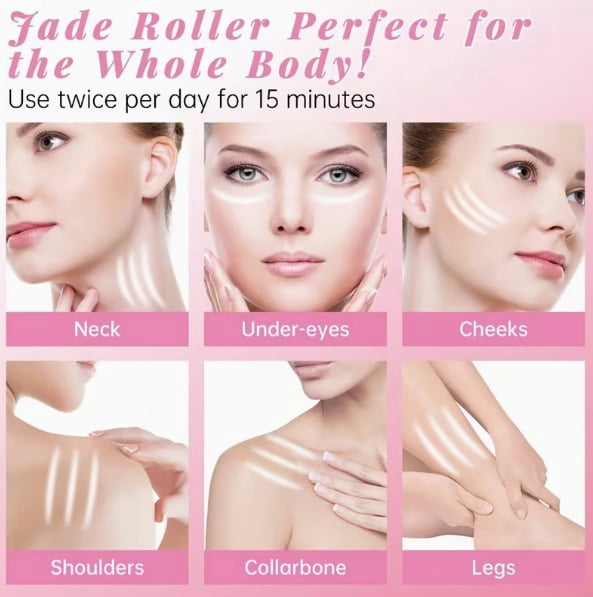 4pcs Facial Care Set - Gel Mask, Gel Eye Mask, Gua Sha Scraper & Double-Ended Massage Roller - Perfect Beauty Gift for Family and Friends