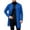 Blue, variant on TKKCS Mens Button Down Cardigan Jacket Long Sleeve Crew Neck Mid‑Length Fall Winter Casual Outerwear with Pockets Black L