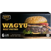 5.3oz Wagyu Burgers Free Graze 2lb Box Frozen
