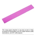 thumbnail image 3 of Uxcell 20Pcs Crepe Paper Roll Crepe Paper Decoration 3.1ft Long 2 Inch Wide for Wedding Ceremony, Rose Red, 3 of 6