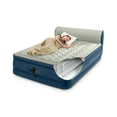 thumbnail image 2 of Intex Headboard 18" Queen Dura-Beam Deluxe Raised Air Bed Mattress with Built-in Pump, 2 of 10