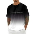 thumbnail image 2 of Mens Workout Shirts Cotton Comfortable Loose Fit Crewneck Holiday Tees Clothes 4xl Athletic Fit Plain & Logo Basic T-Shirt for Men, 2 of 5