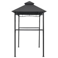 thumbnail image 5 of vidaXL BBQ Gazebo 7.9'x4.9'x8.4' Anthracite Steel, 5 of 7