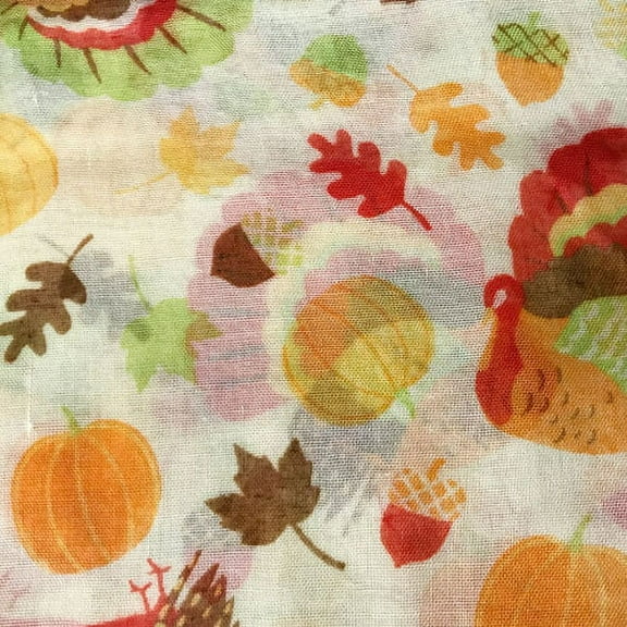 Various Thanksgiving Printed Table Runner, 1 Count